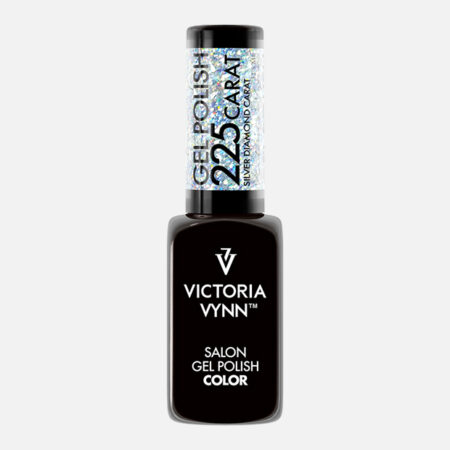 GEL POLISH 225 SILVER DIAMOND CARAT