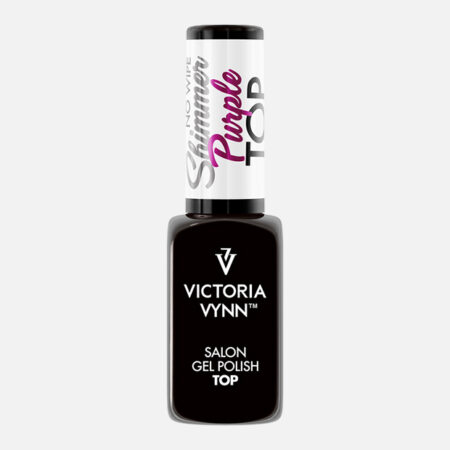Gel Polish Top NO WIPE SHIMMER PURPLE