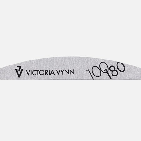 White crescent nail file 100/180 ZEBRA
