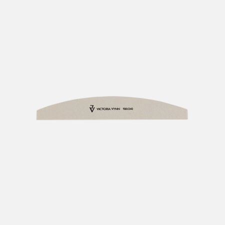 White crescent nail file 180/240